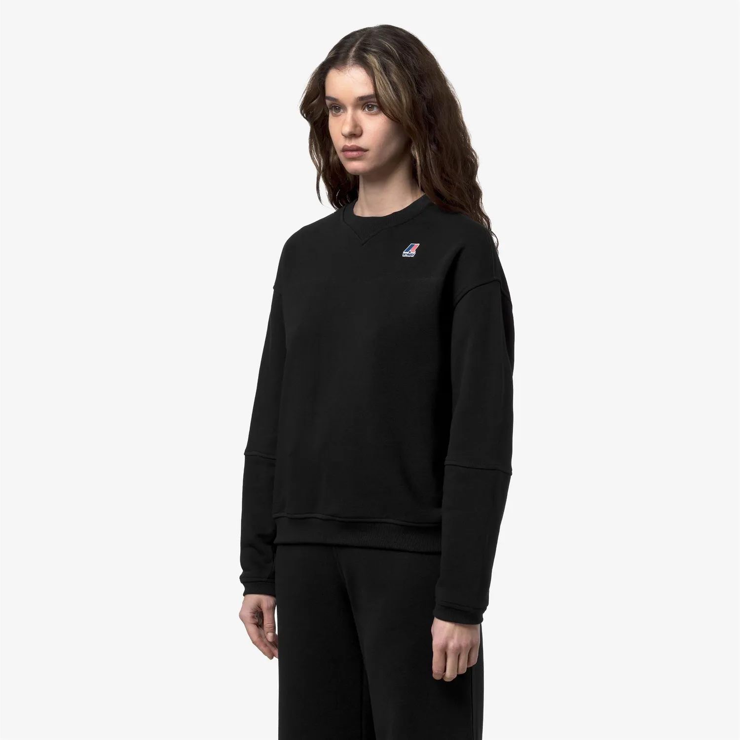 K-Way Noella Poly Cotton bluza negru dama calduroasa