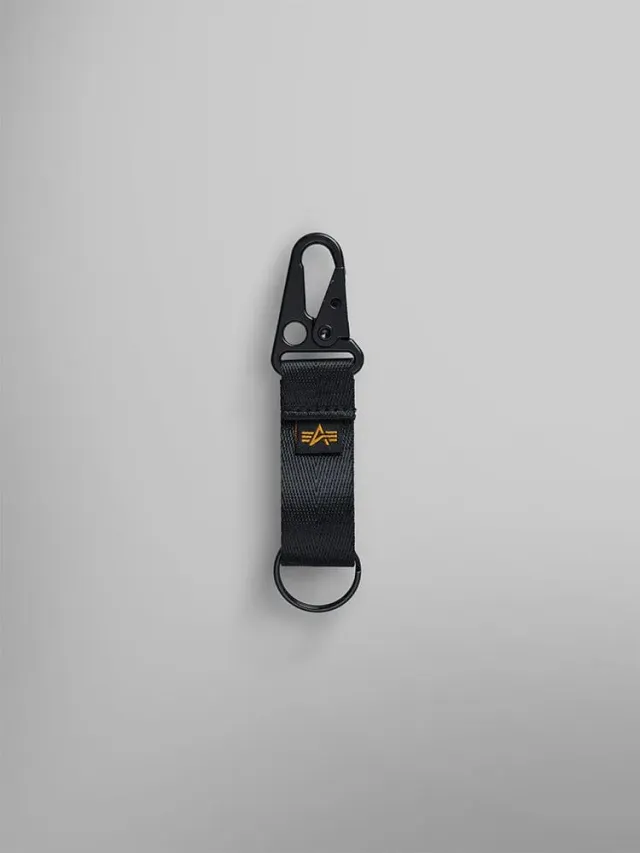 Alpha Industries Carabiner carabina neagra metal
