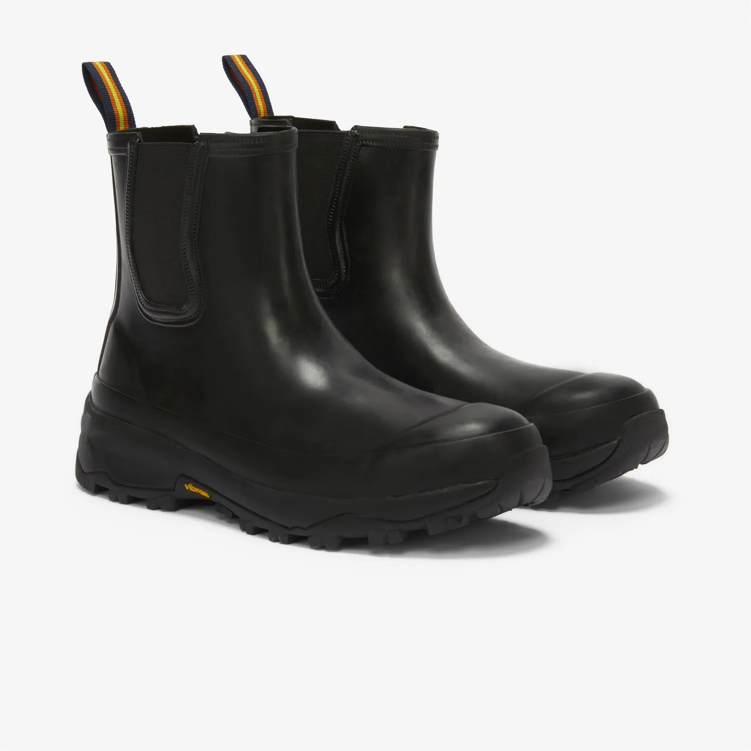 K-Way Raimond cizme ploaie negre cu Vibram