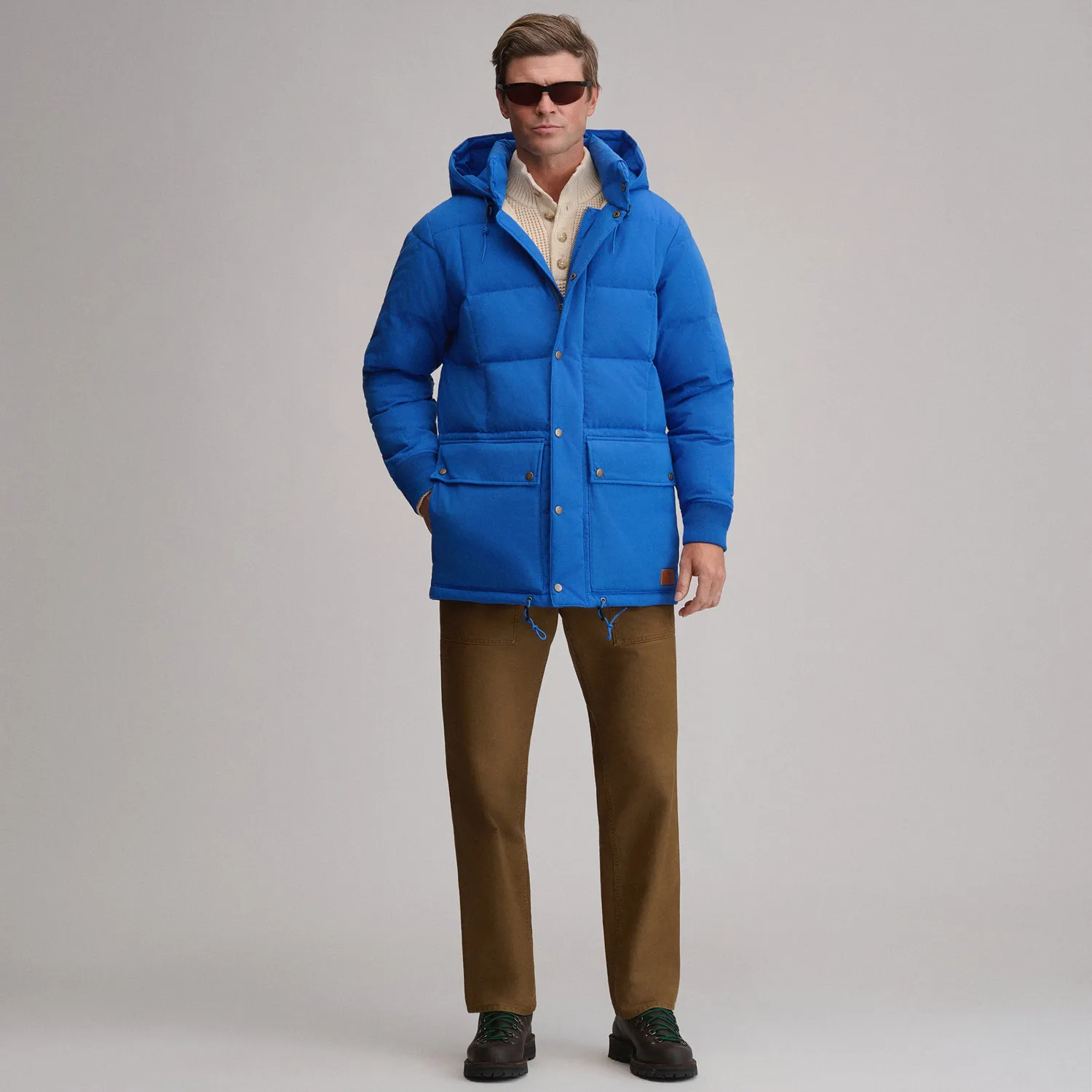 Eddie Bauer Kara Koram parka barbati cu puf Cayenne