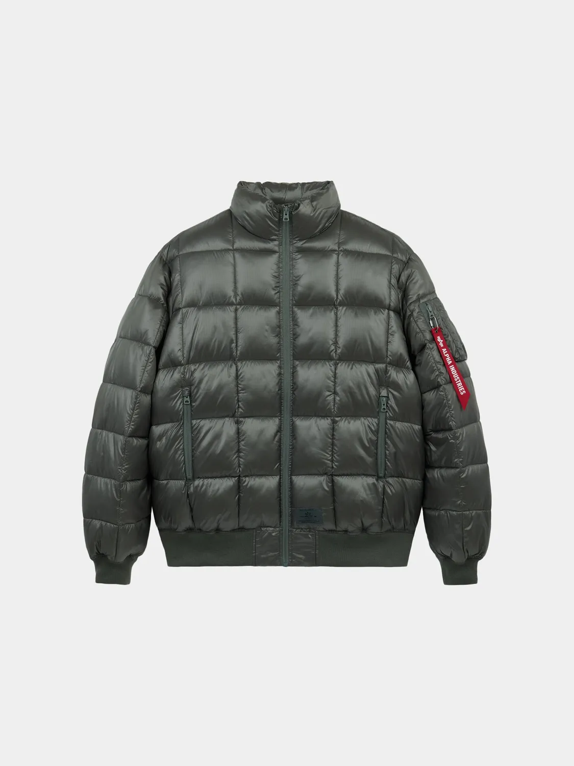Alpha Industries MA-1 Puffer geaca bomber negru matlasata