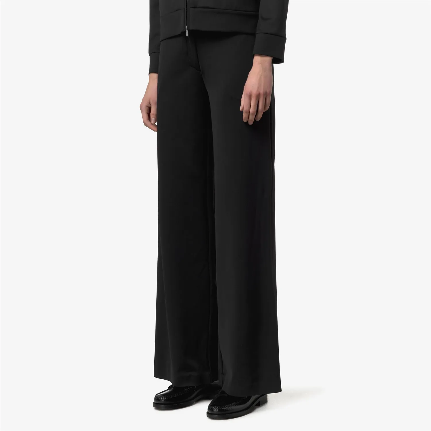 K-Way Jalle SL Spacer pantaloni sport negri damă largi