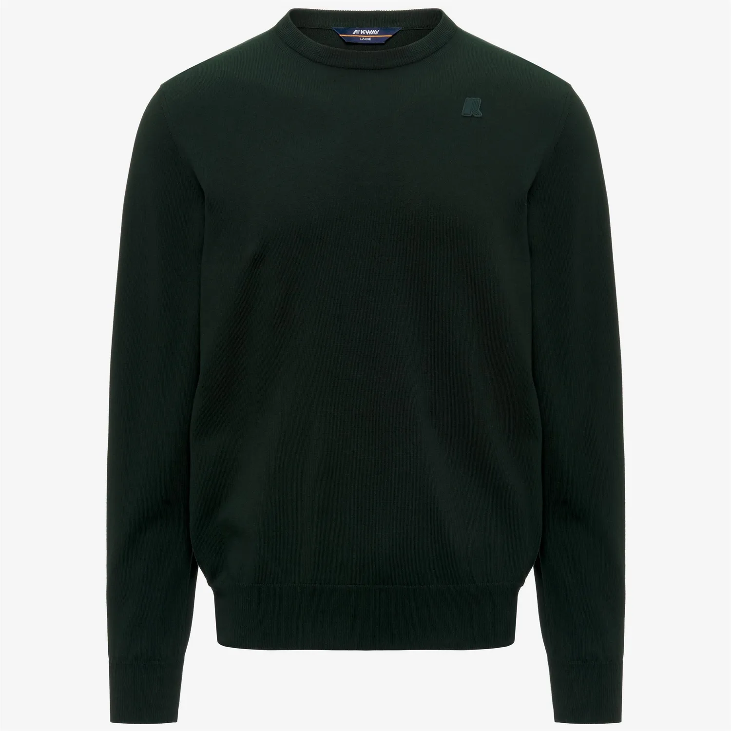 K-Way Sebastien Cotton pulover barbati verde bumbac