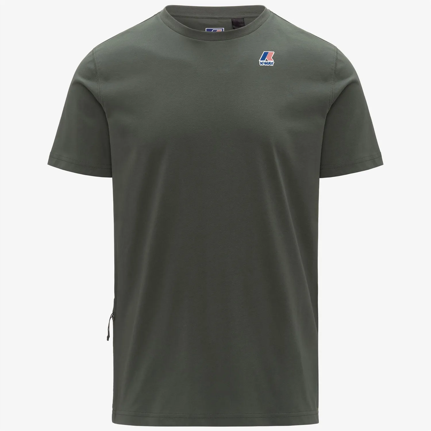 K-Way Leonide tricou unisex verde Blackish bumbac