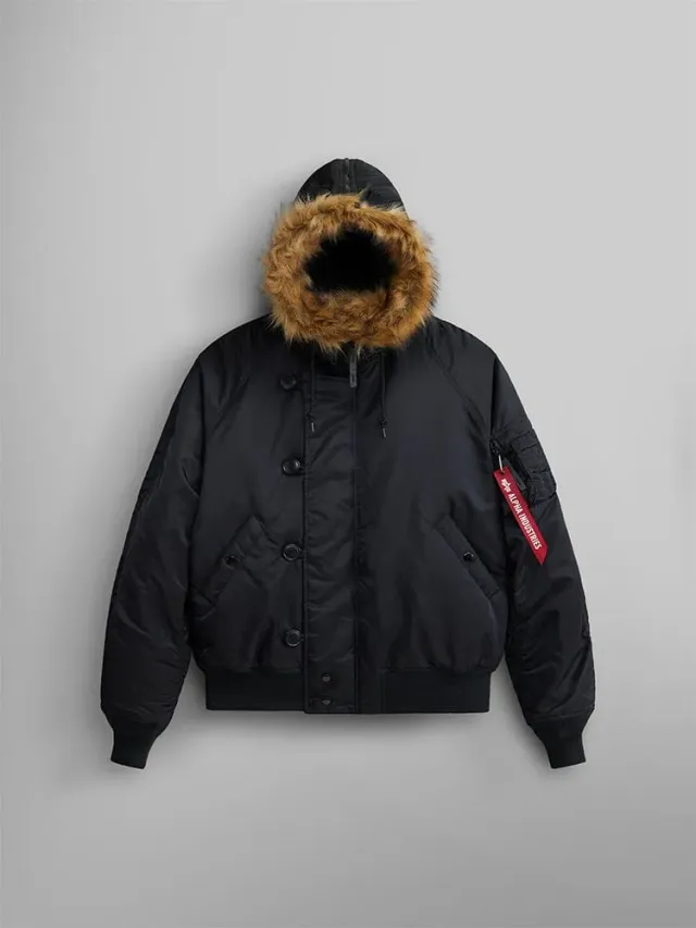 Alpha Industries N-2B Short Waist parka negru ger