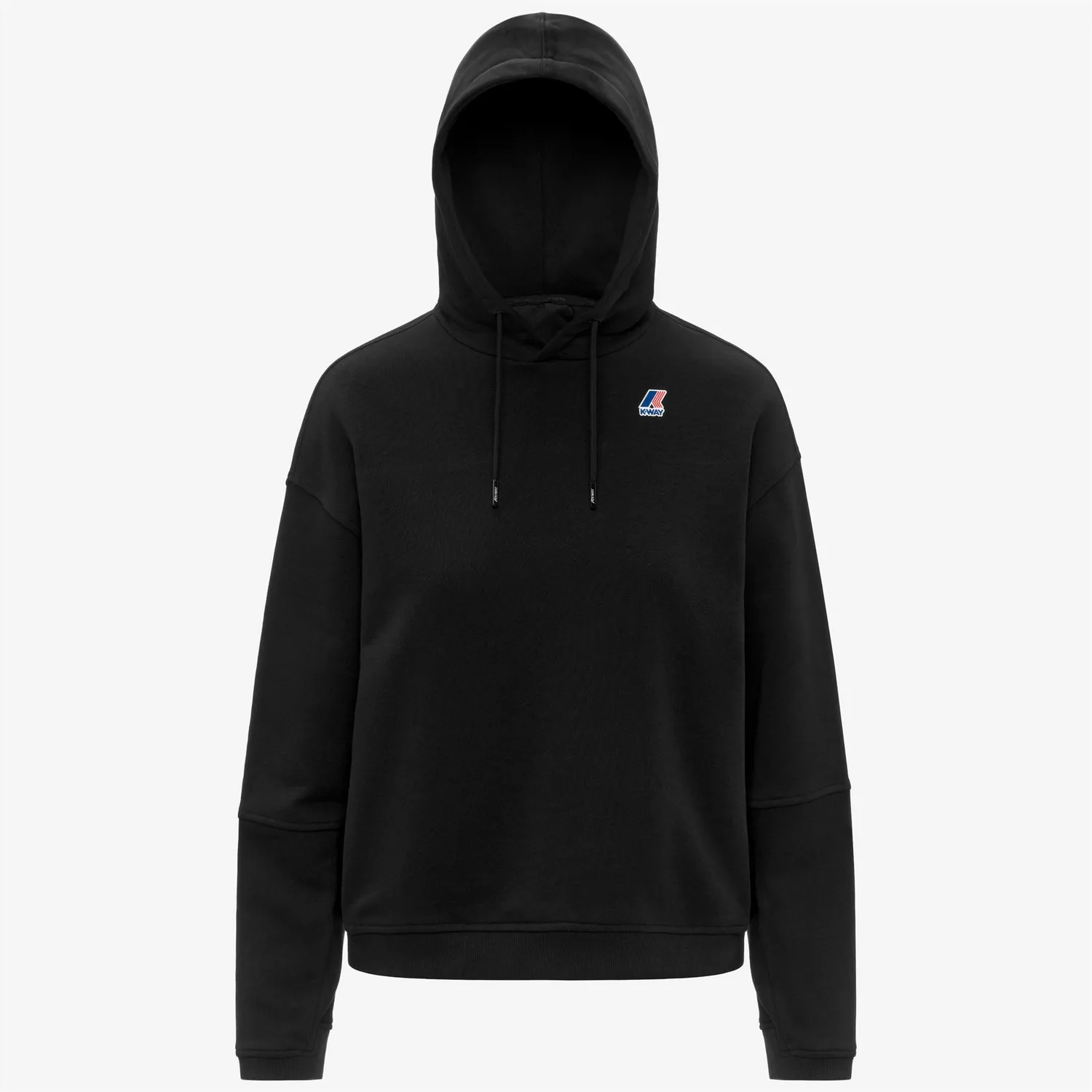 K-Way Ninette Poly Cotton hanorac negru S fleece