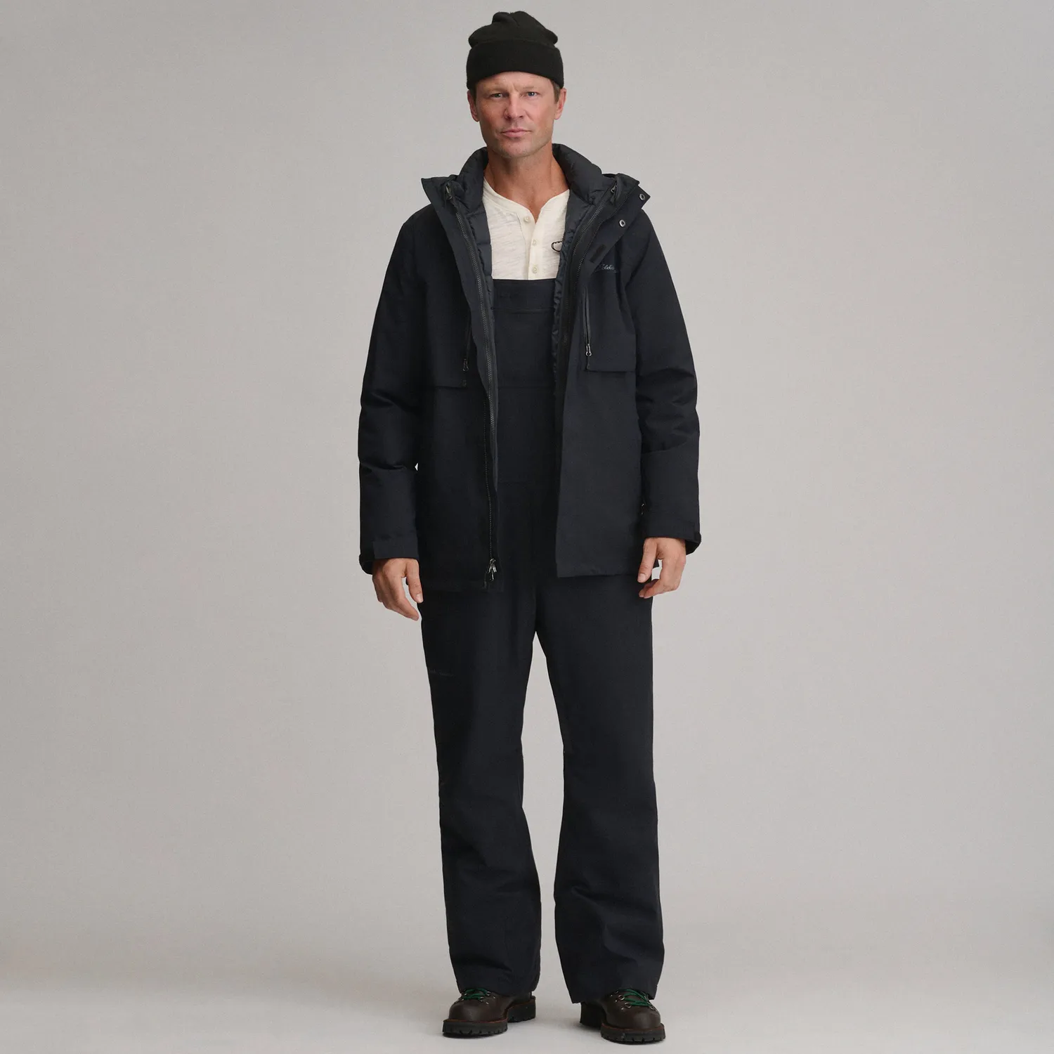 Eddie Bauer Powder Search Pro salopeta ski barbati negru 10K