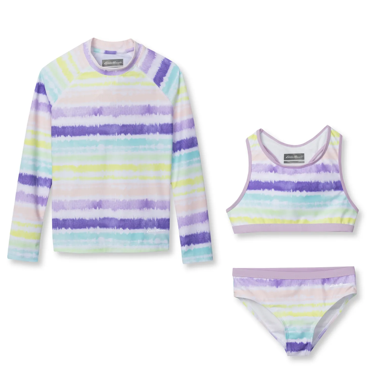 Eddie Bauer Sea Spray costum baie fete bleumarin