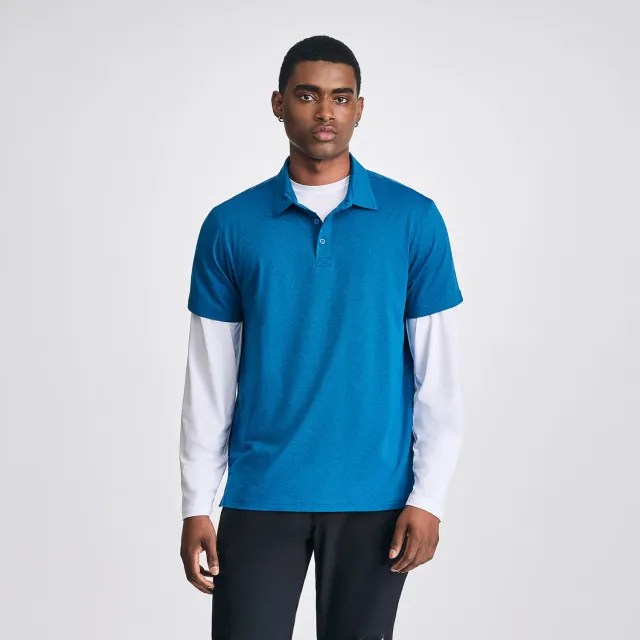Eddie Bauer Mountain Trek 2.0 polo barbati Blue Fog