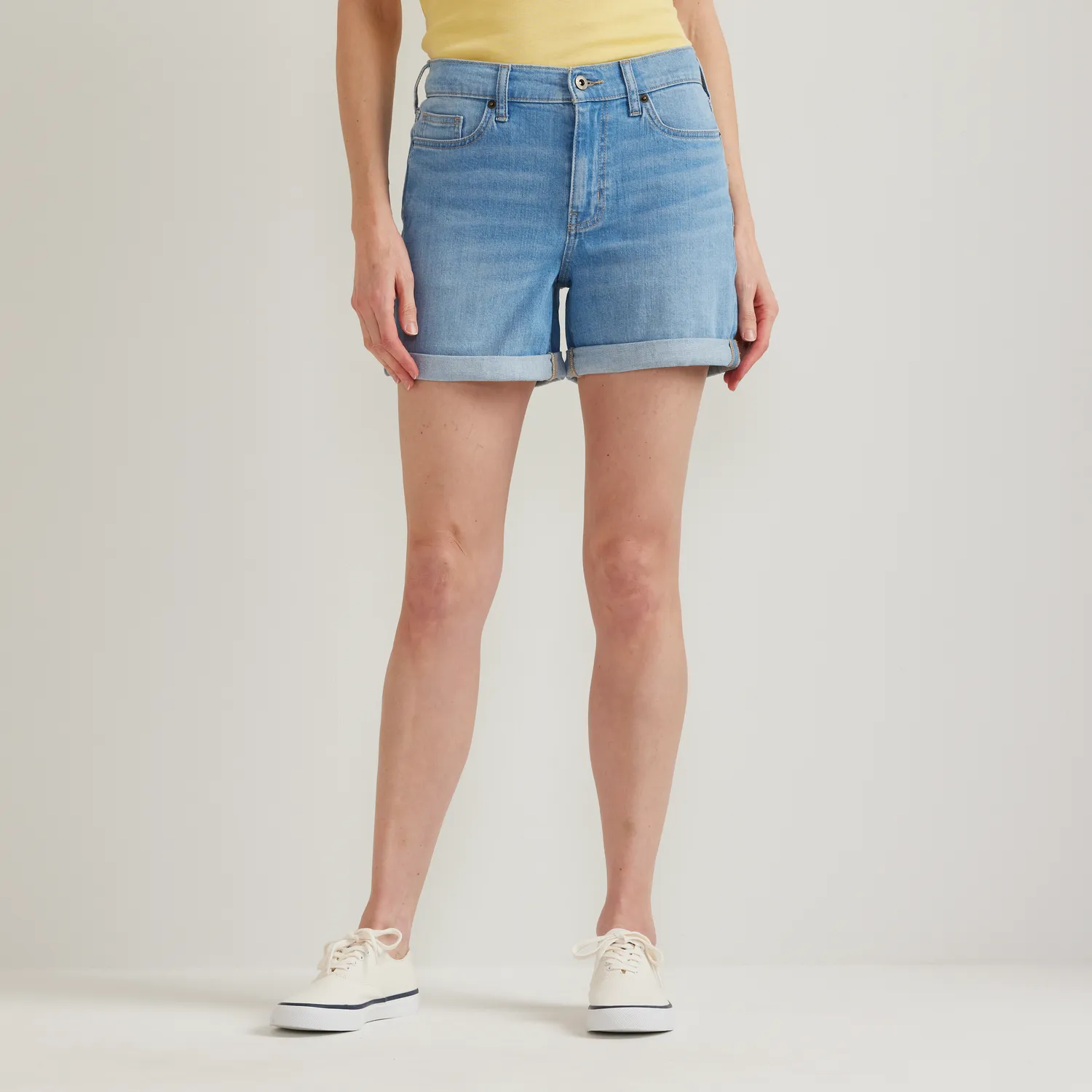 Eddie Bauer pantaloni scurți damă denim Cascade boyfriend