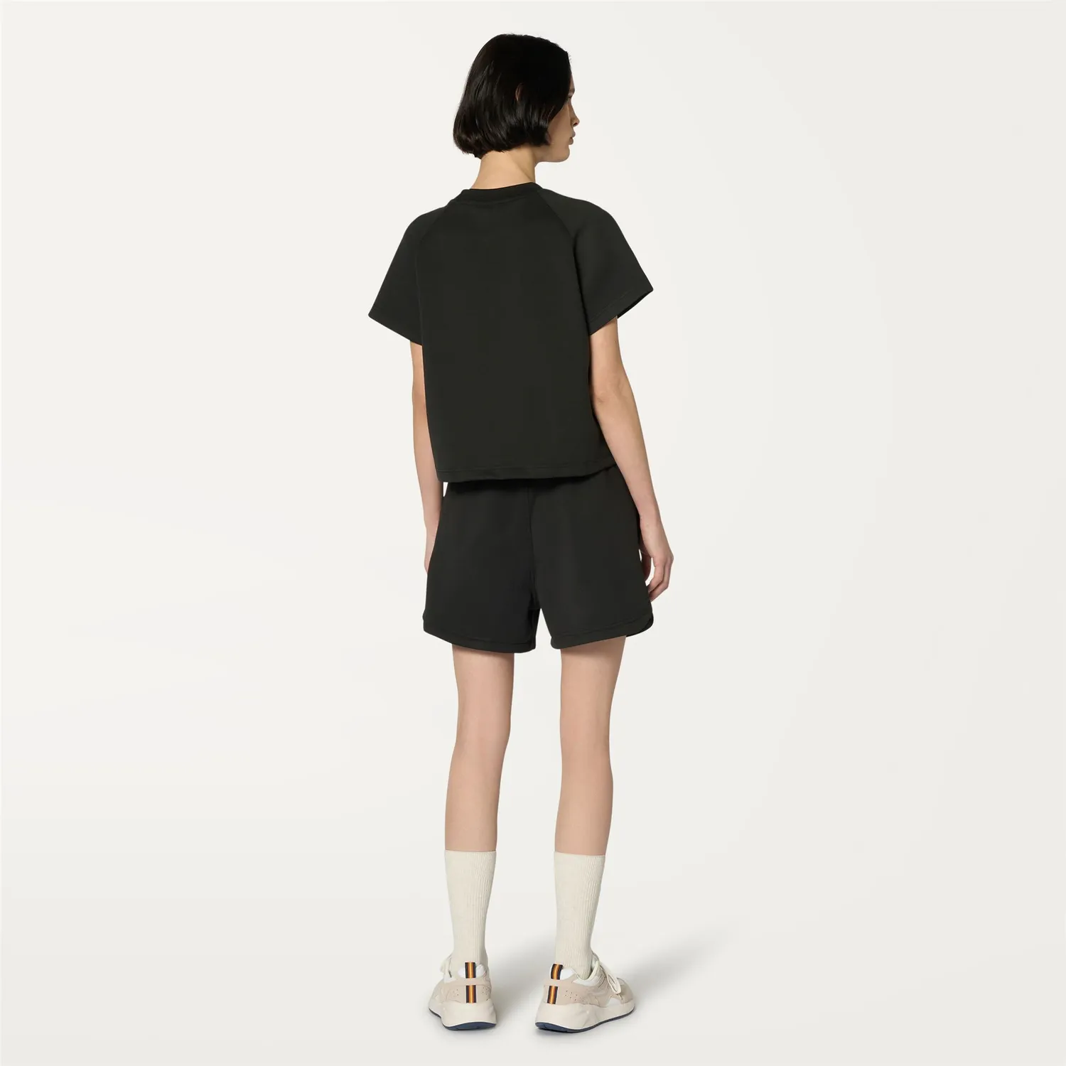 K-Way Rikette short sport dama Black Pure scuba usor
