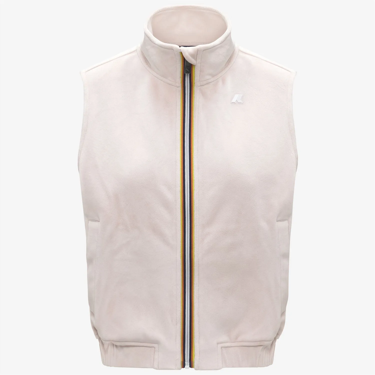 K-Way Vivielme Velour Polar vesta dama roz calduroasa