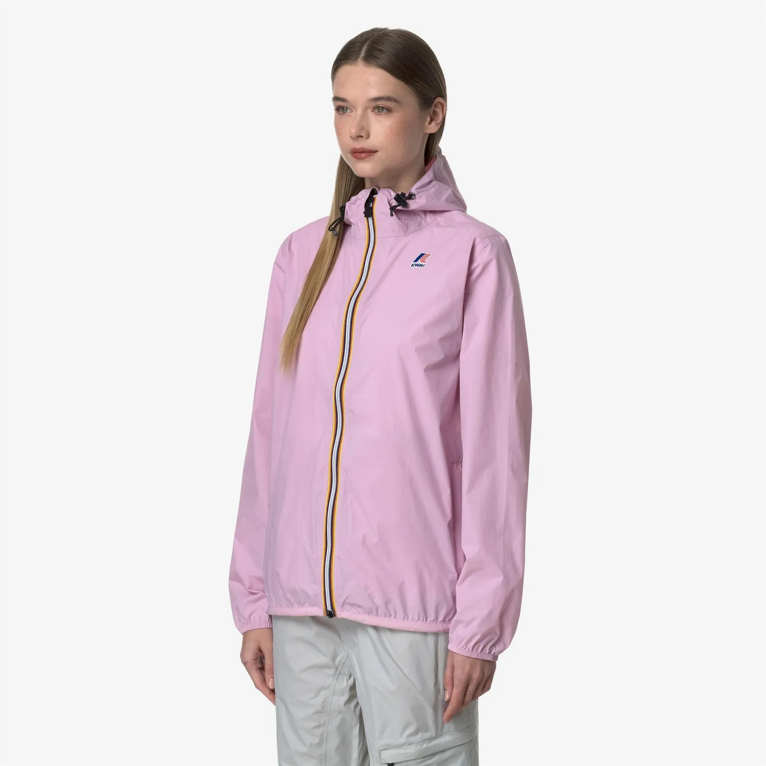 K-Way Claude 4.0 geaca unisex roz Pink Lavender pliabila