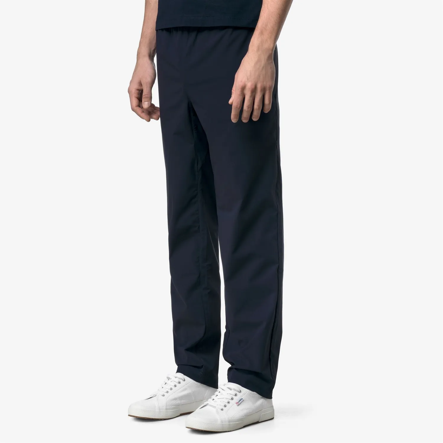 K-Way Merager Travel pantaloni sport Blue Depth impermeabili