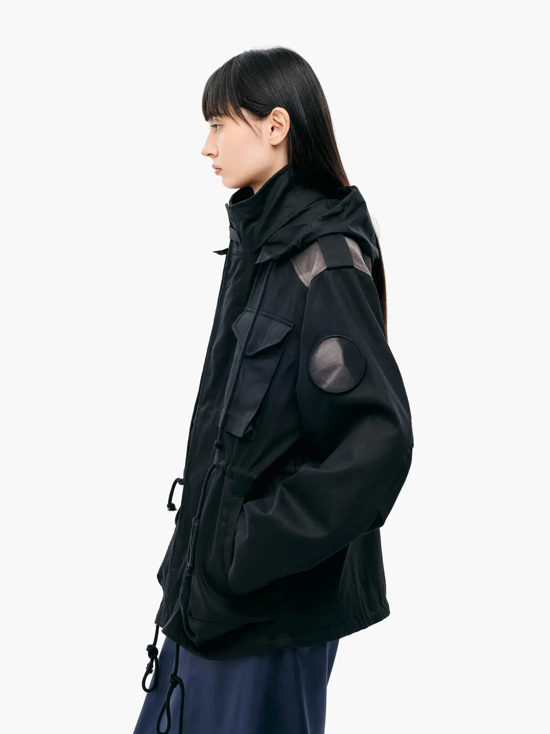 Alpha Industries Jiyongkim Sun-Bleached Field palton negru bumbac