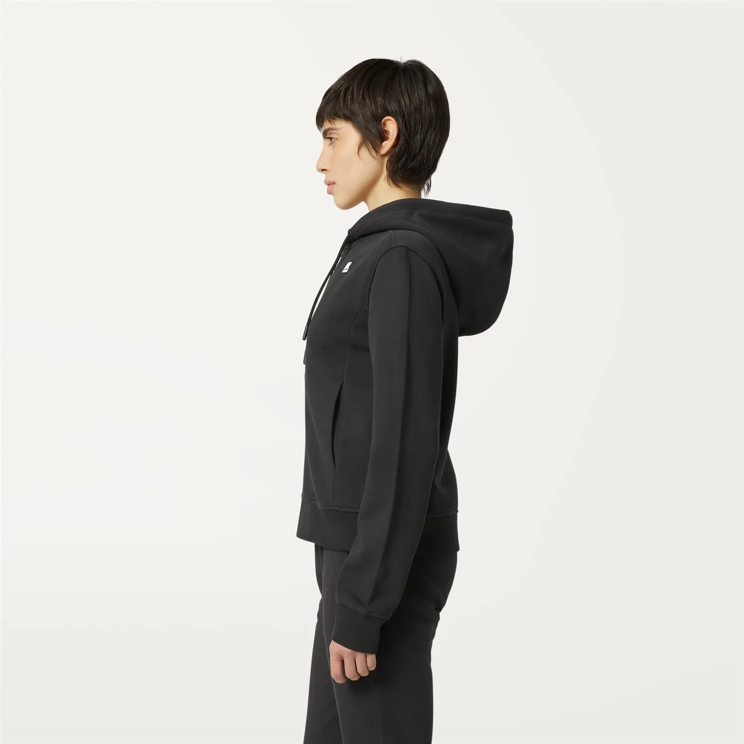 K-Way Deline hanorac damă negru fleece subțire