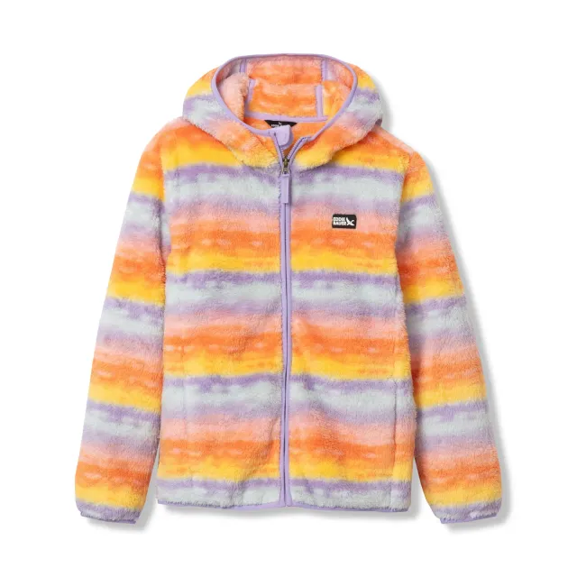 Eddie Bauer Quest Fleece geaca copii cu gluga imprimeu