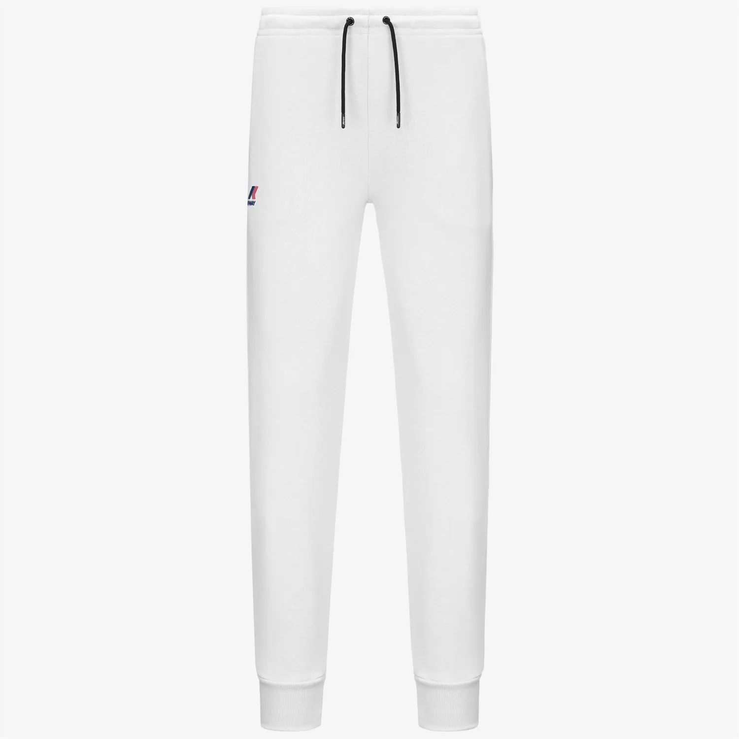 K-Way Bishop Poly Cotton pantaloni sport albi