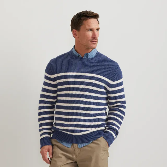 Eddie Bauer Signature Roll Neck pulover Cream Htr dungi