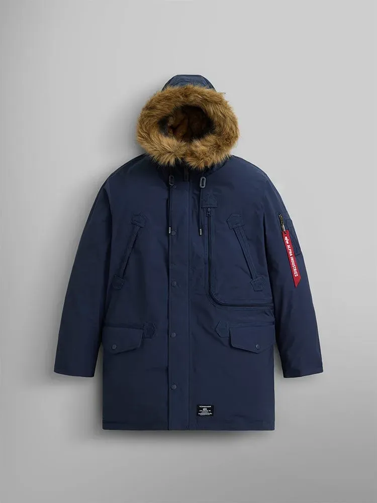 Alpha Industries N-3B Alpine Gen II parka Replica Blue foarte calda
