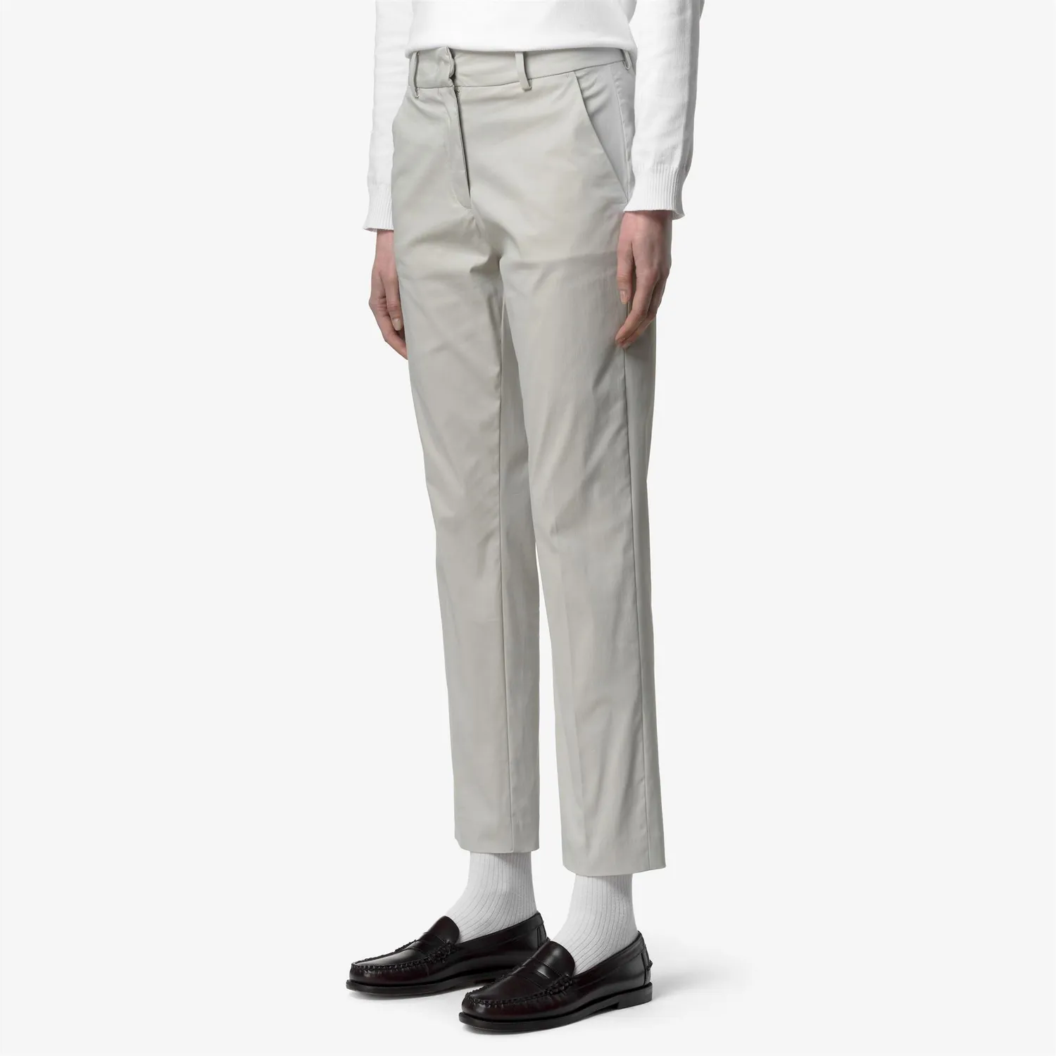K-Way Belle Twill Tech pantaloni dama bej chino