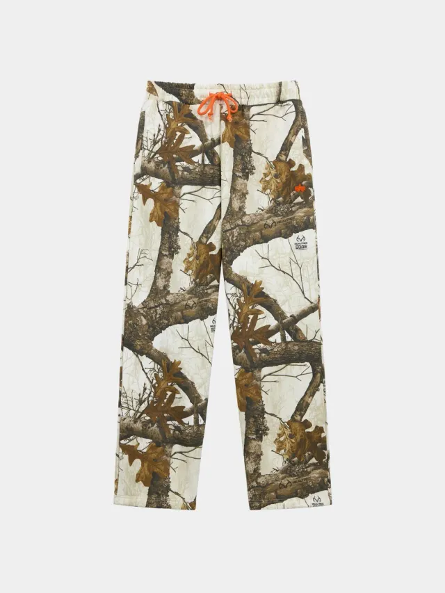 Alpha Industries Essential Camo pantaloni trening albi