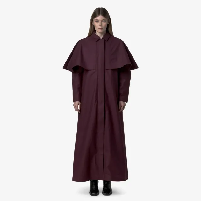 K-Way Bless Tech Wool 3L palton dama rosu lana