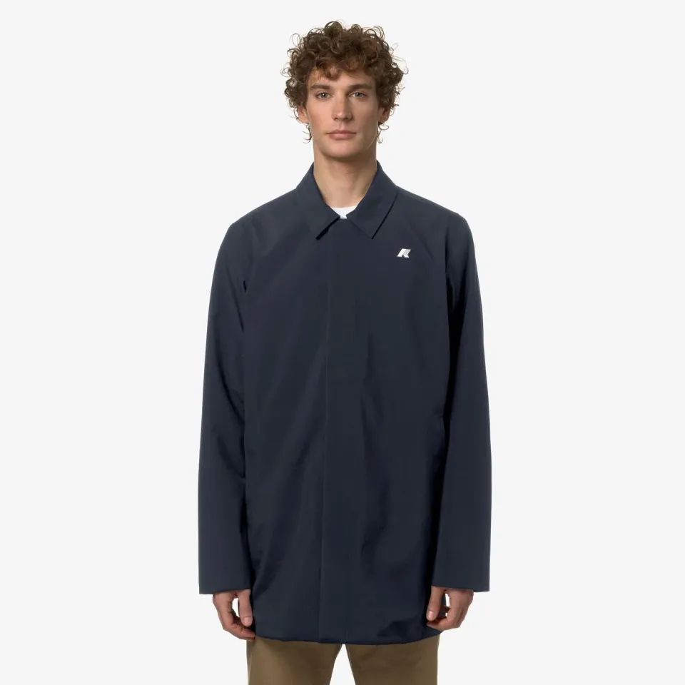 K-Way Benny Bonded Jersey geaca barbati Blue Depth impermeabila