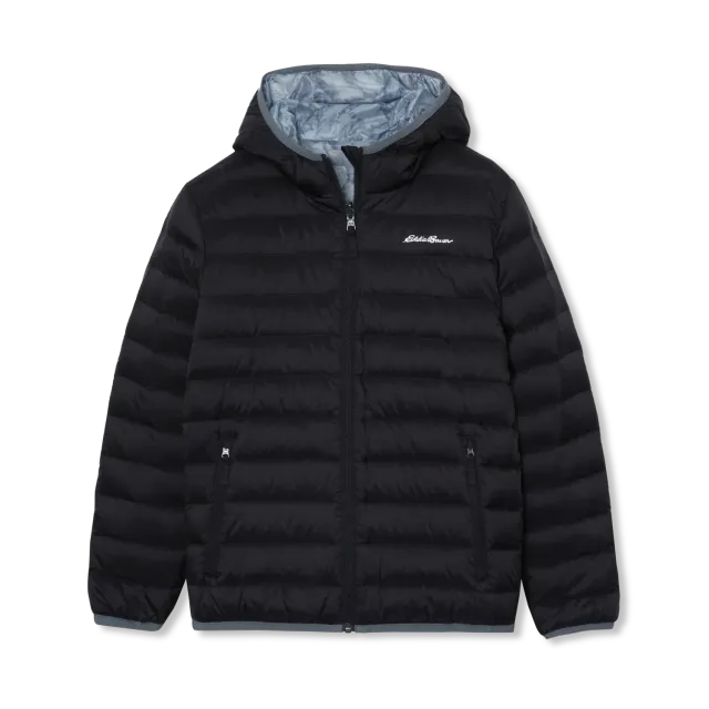 Eddie Bauer CirrusLite geaca copii puf reversibila neagra