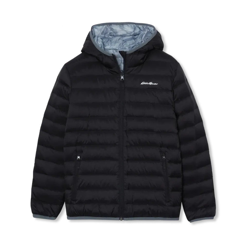 Eddie Bauer CirrusLite geaca copii puf reversibila neagra