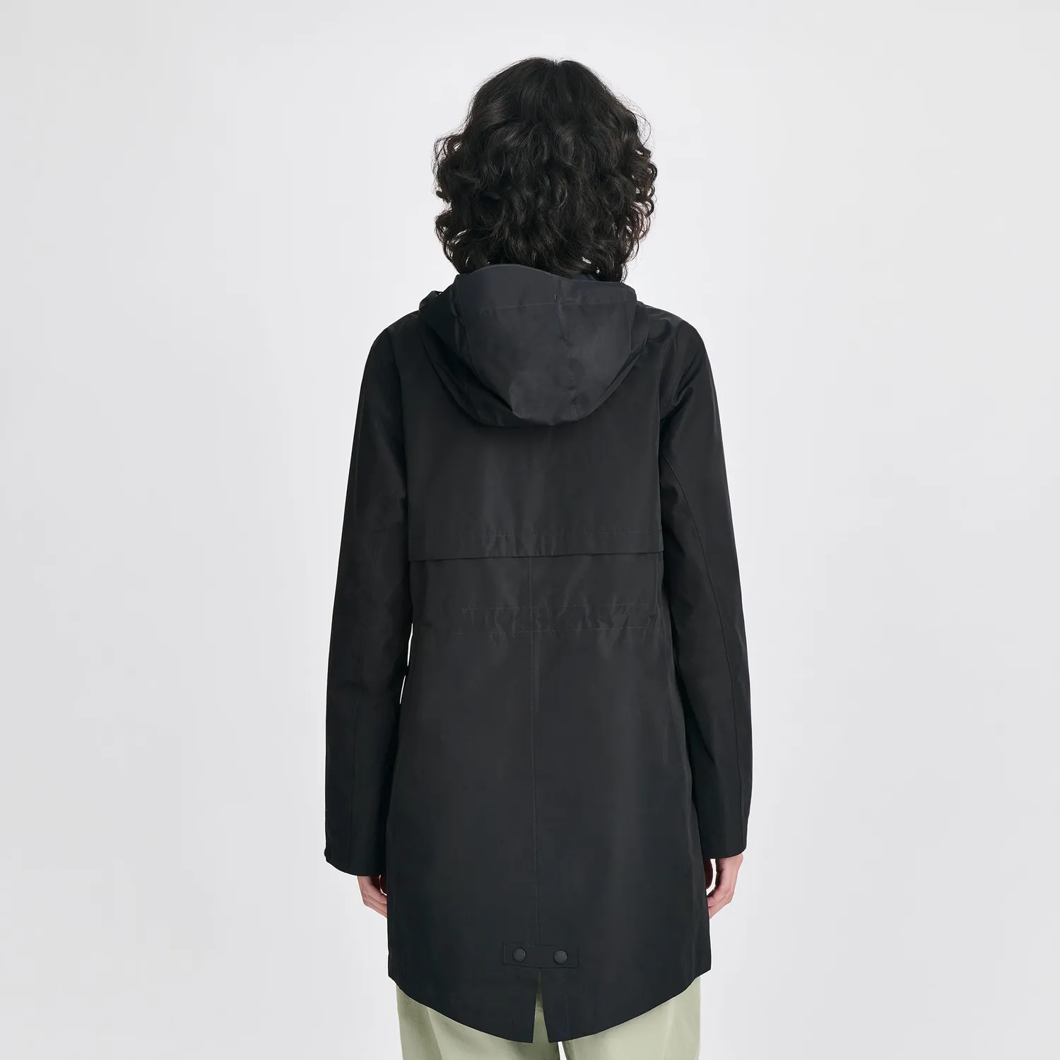 Eddie Bauer Rainy Pass trenci dama negru impermeabil