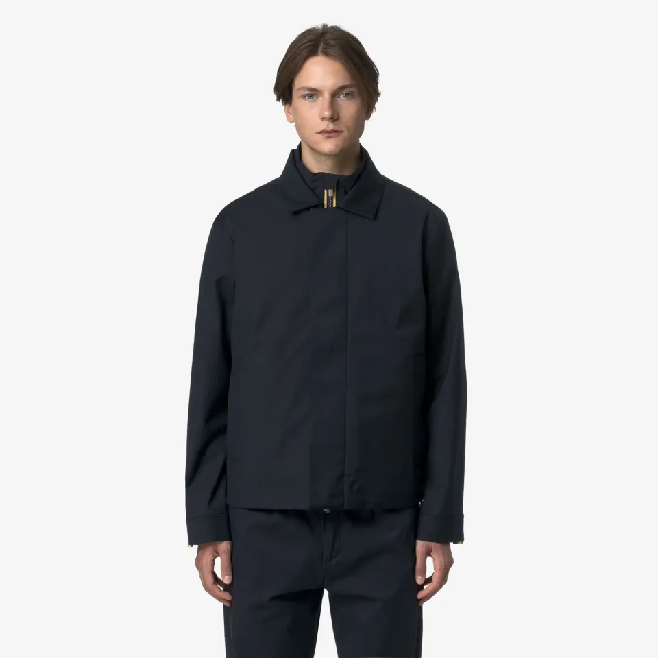 K-Way Louir 3L Wool palton barbati albastru calduros