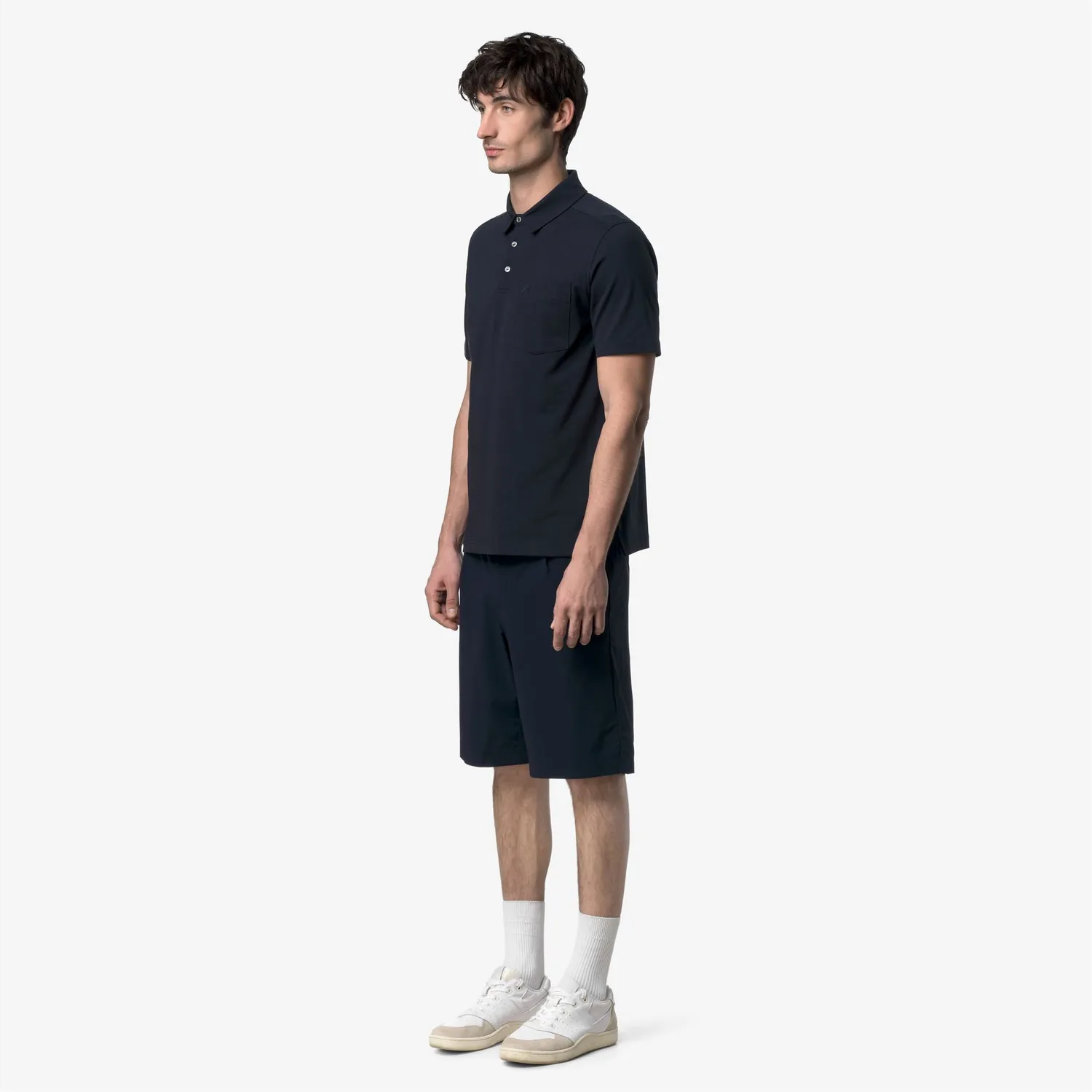K-Way Vanoine Light Stretch Jersey polo barbati albastru