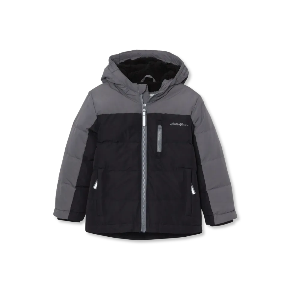 Eddie Bauer Classic Down geaca baieti neagra calduroasa
