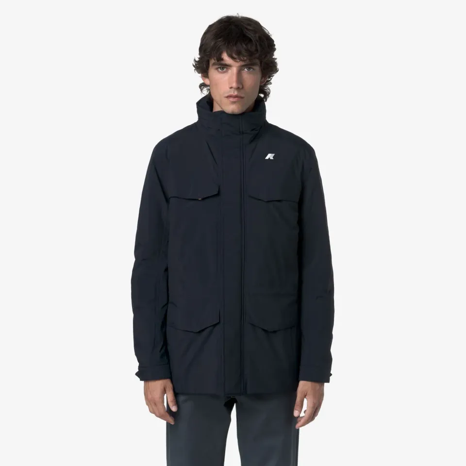 K-Way Manuel Warm Ottoman geaca barbati Blue Depth calduroasa