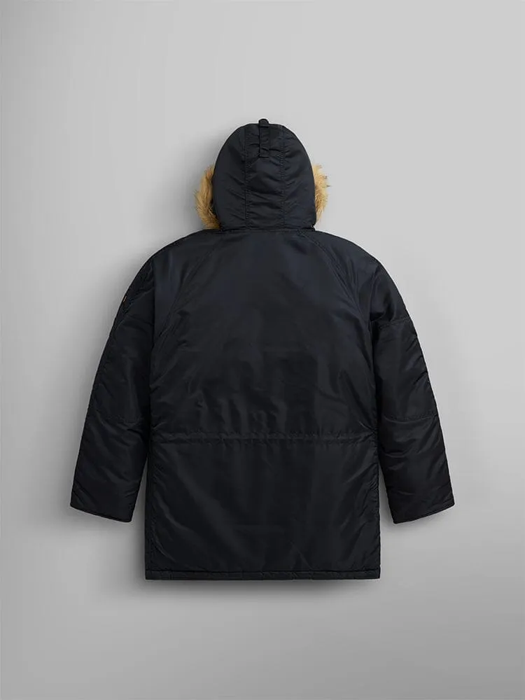 Alpha Industries N-3B Heritage parka neagra calduroasa