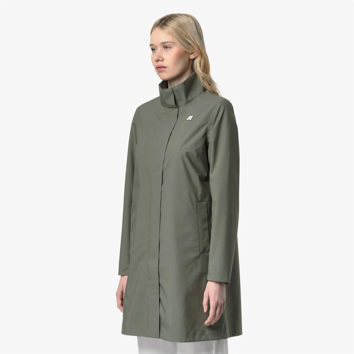 K-Way Dukesse Geaca 3/4 Dama Verde Lichen