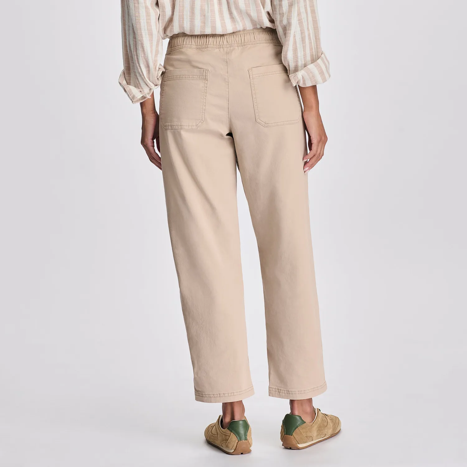 Eddie Bauer Legend Wash pantaloni damă Dusty Sage elastici
