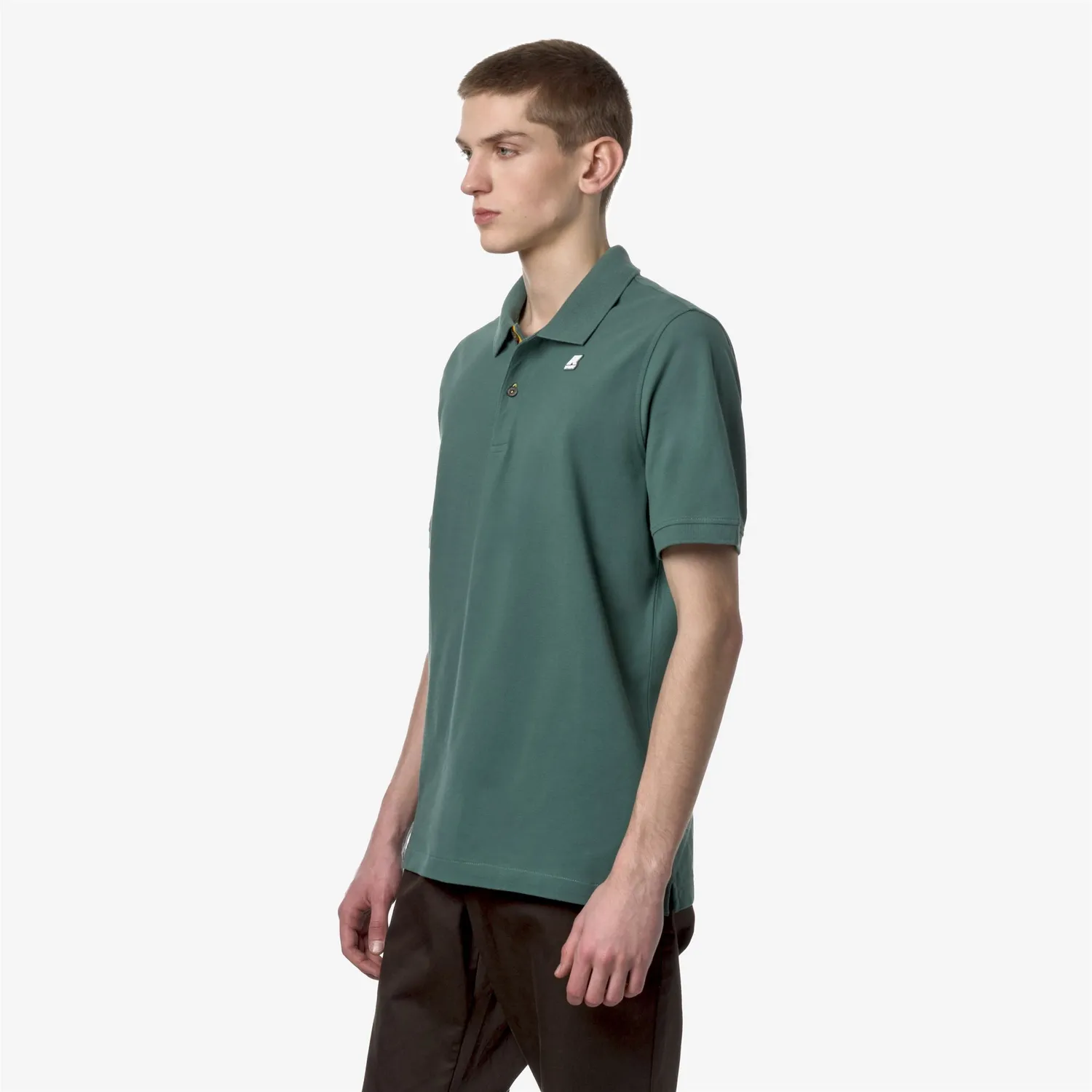 K-Way Vinnie polo barbati Green Palm slim