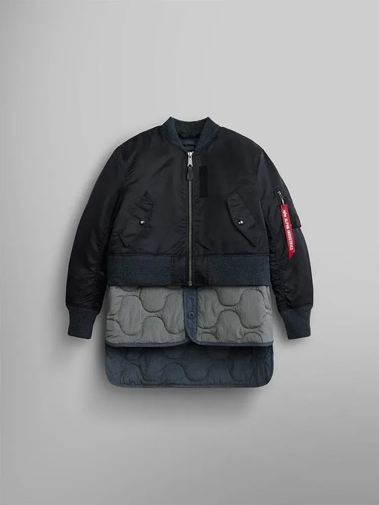 Alpha Industries MA-1 3-in-1 geaca dama matlasata neagra