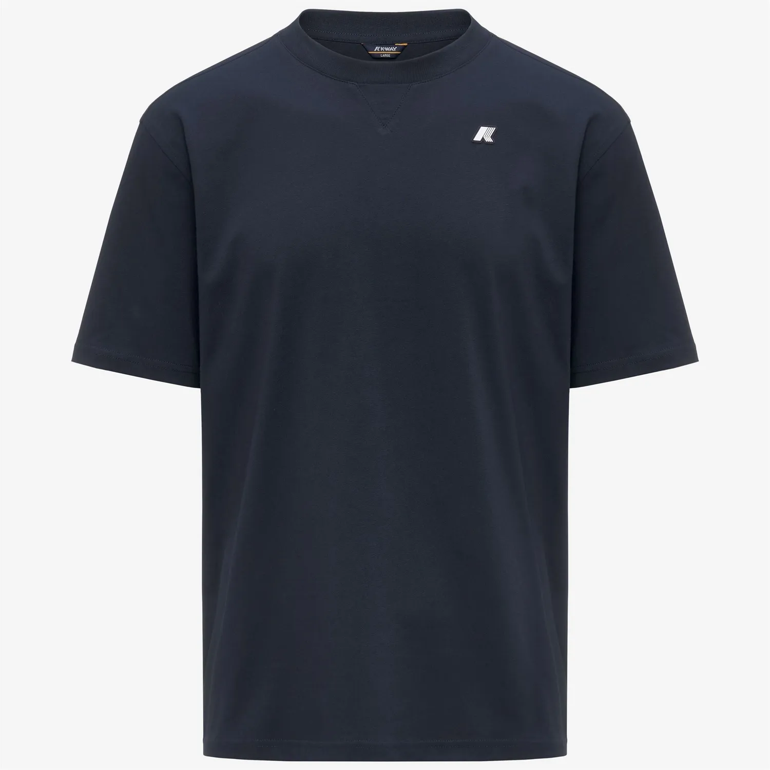 K-Way Solo Jersey Triangle tricou barbati albastru bumbac