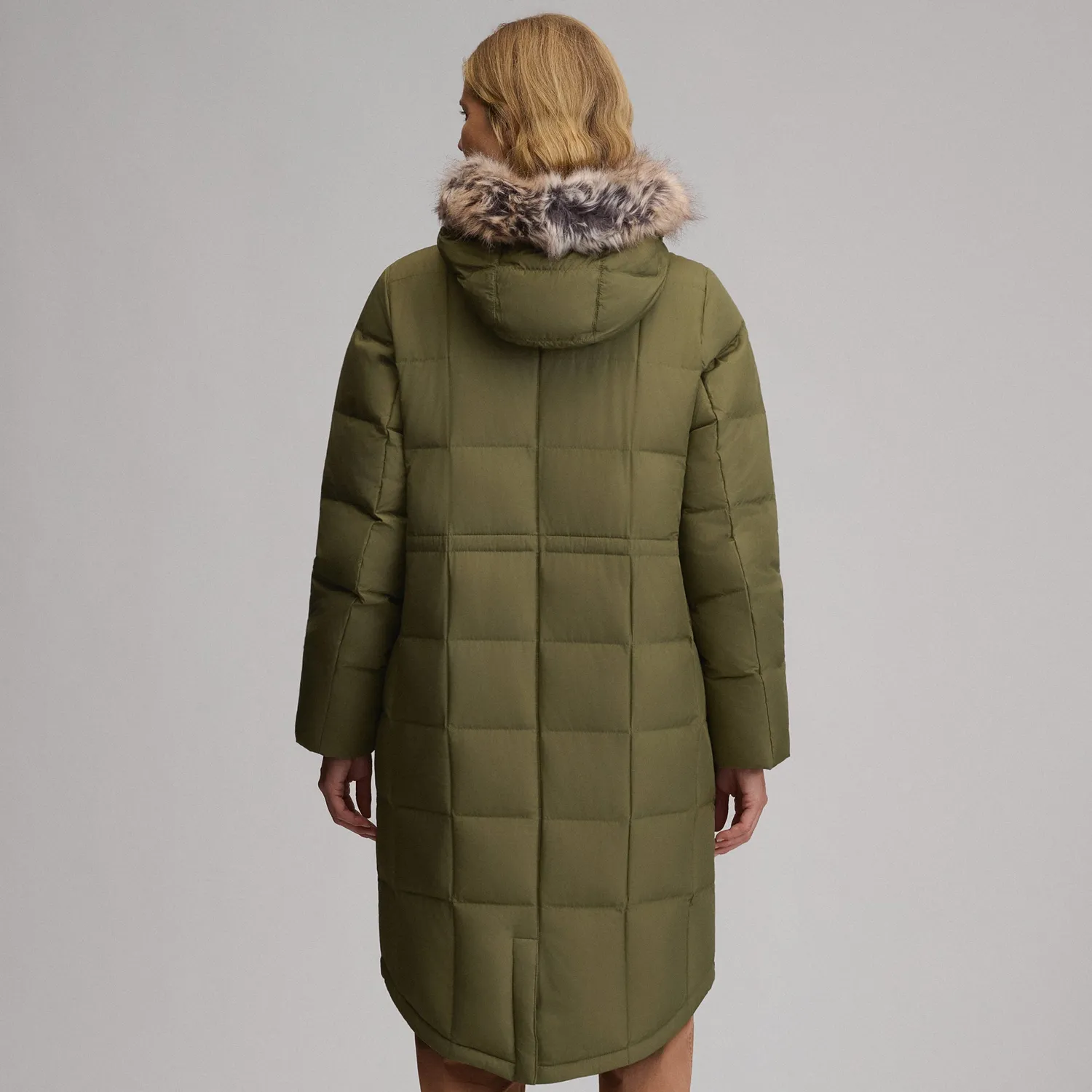 Eddie Bauer Heritage parka neagra lunga captusita