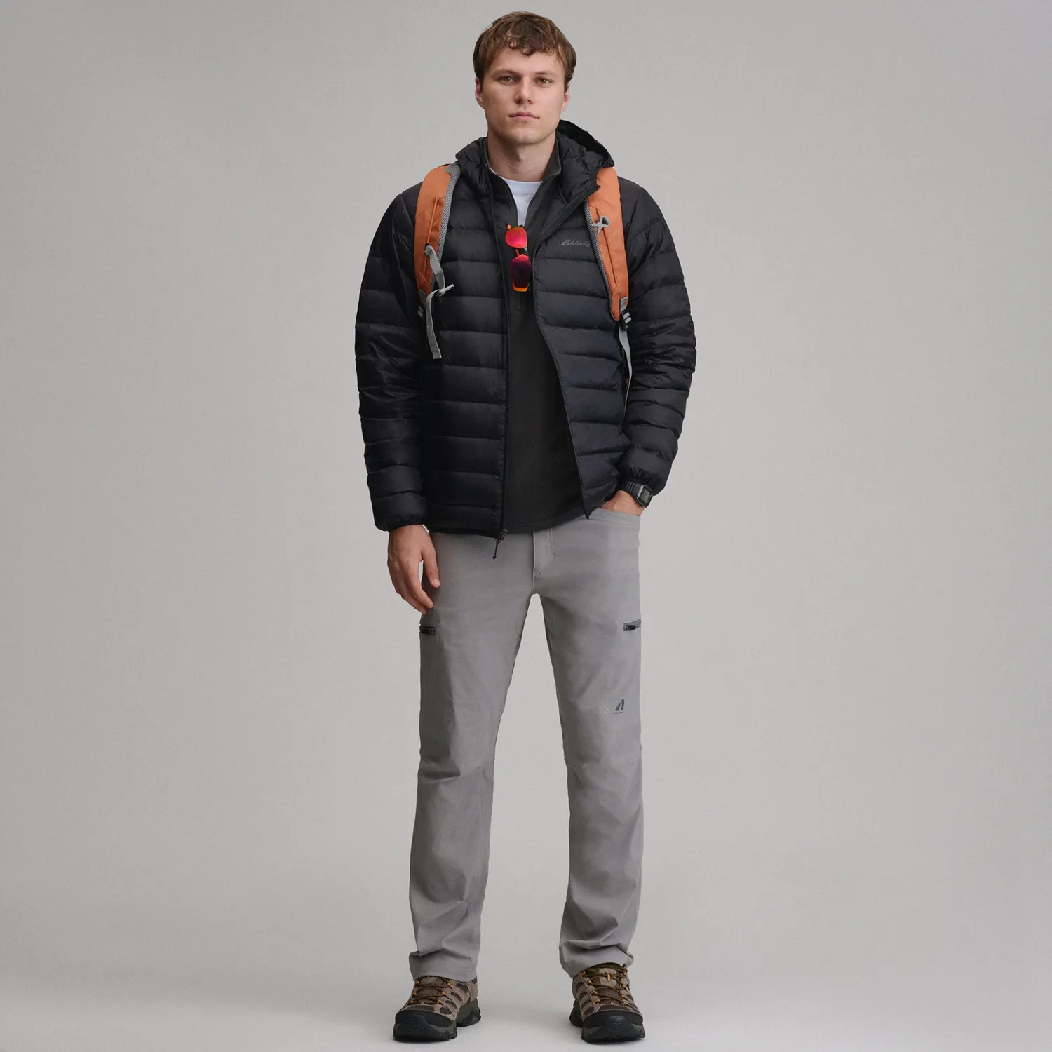 Eddie Bauer CirrusLite Down Hooded geacă Brook ușoară