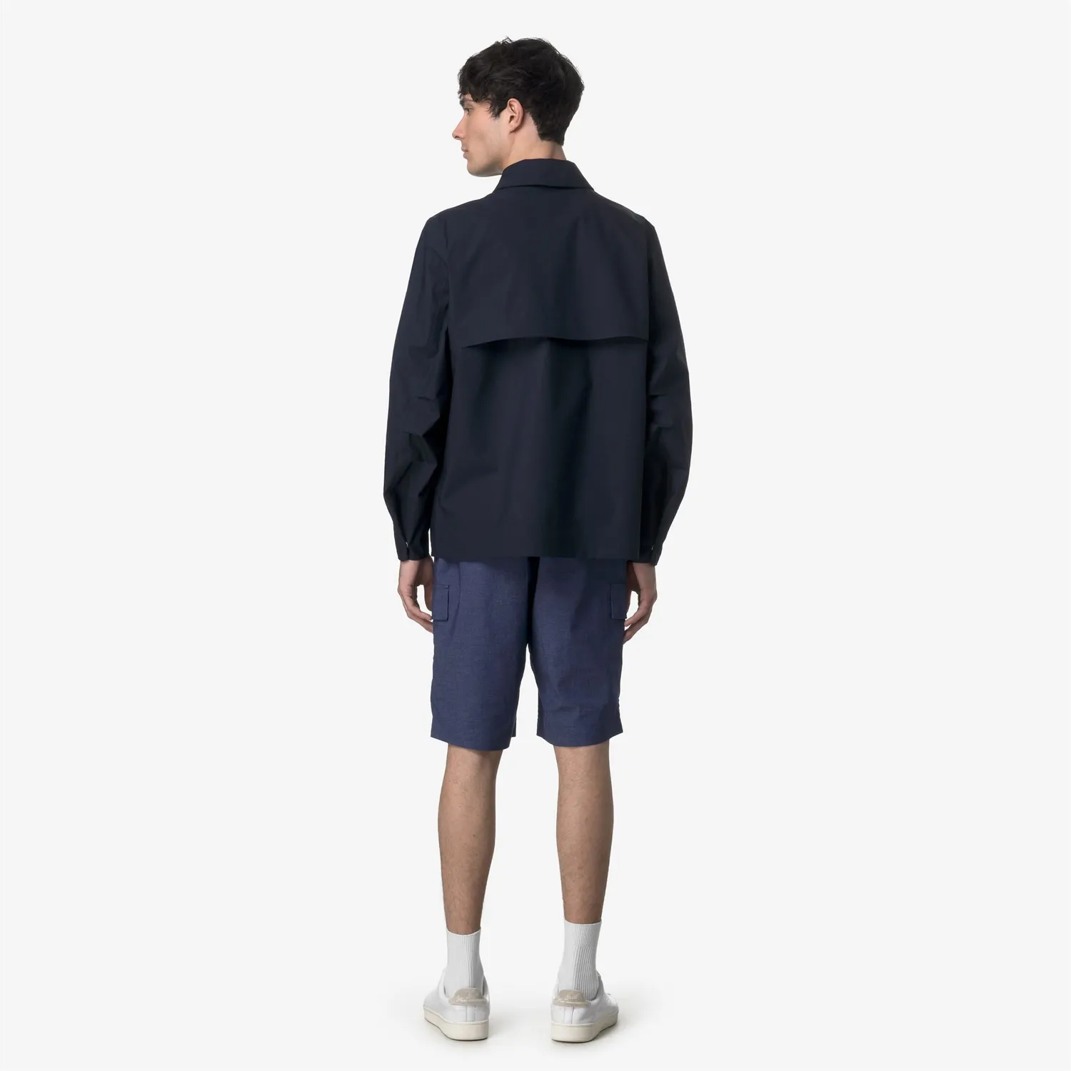 K-Way Bastyel Soft Denim sort cargo albastru barbati