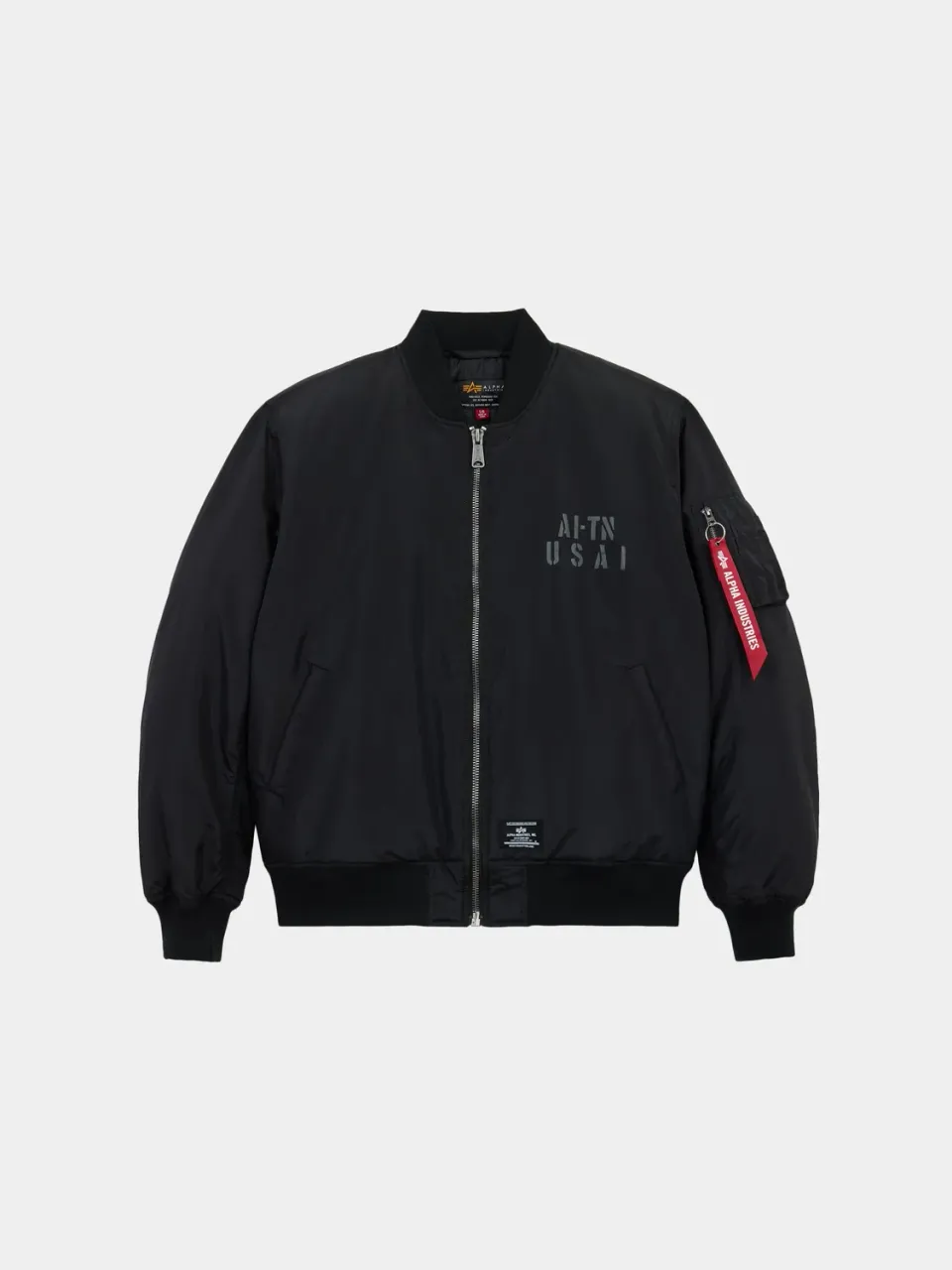 Alpha Industries MA-1 Oxford Elite geacă bomber neagră nailon