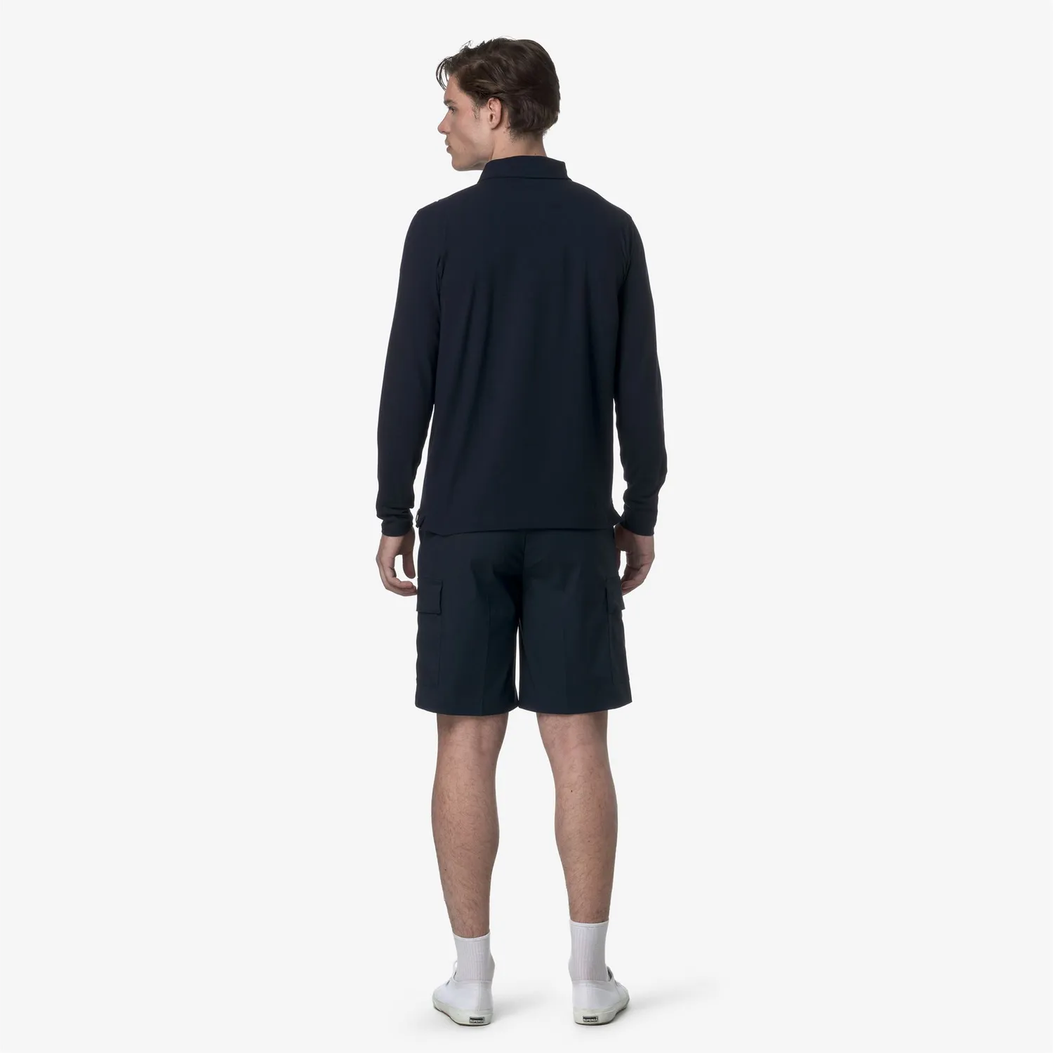 K-Way Serje Twill Tech bermude cargo blue depth