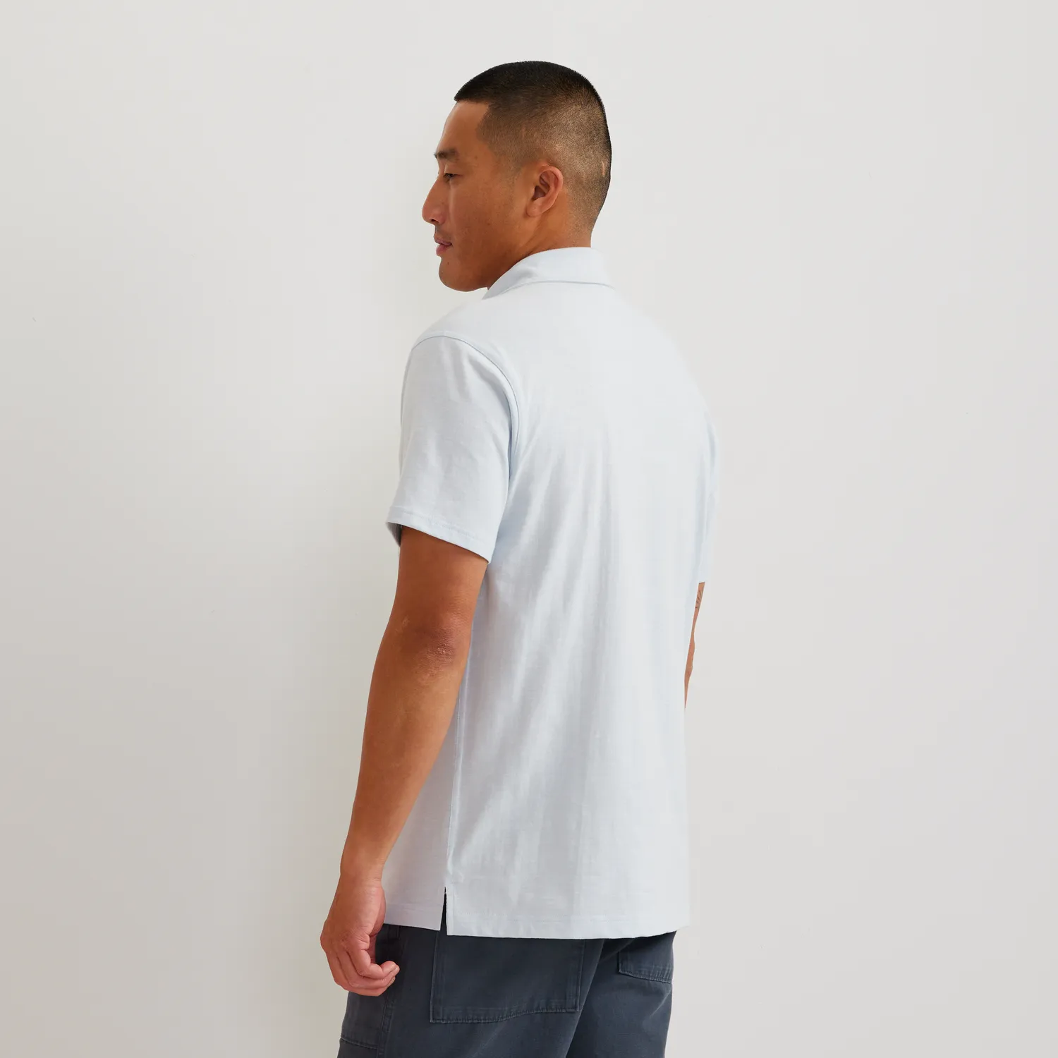 Eddie Bauer Baja tricou polo bărbați ivory M