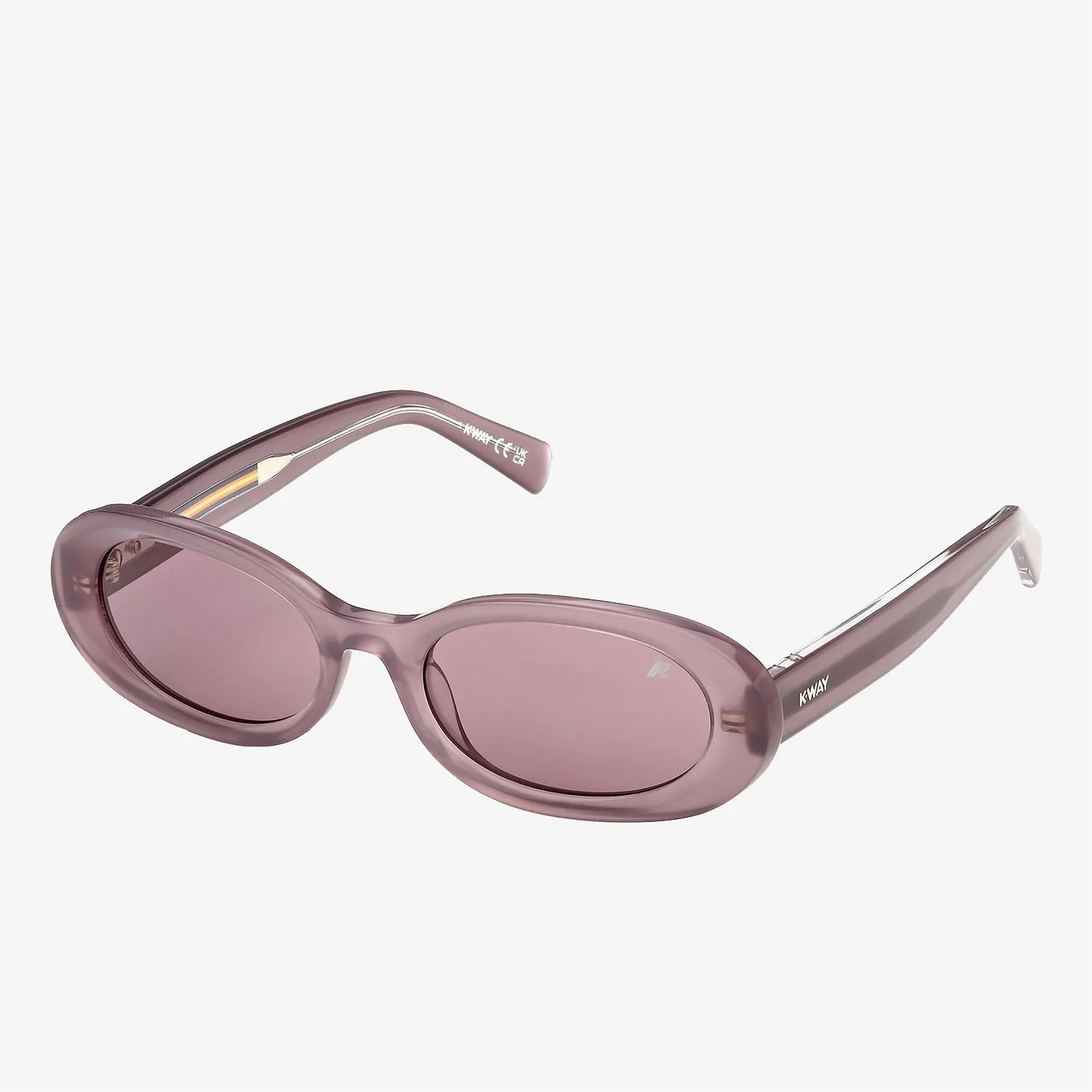 K-Way KW0032 ochelari de soare dama ovali acetat gri