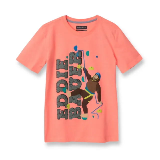 Eddie Bauer tricou băieți negru cu imprimeu bumbac