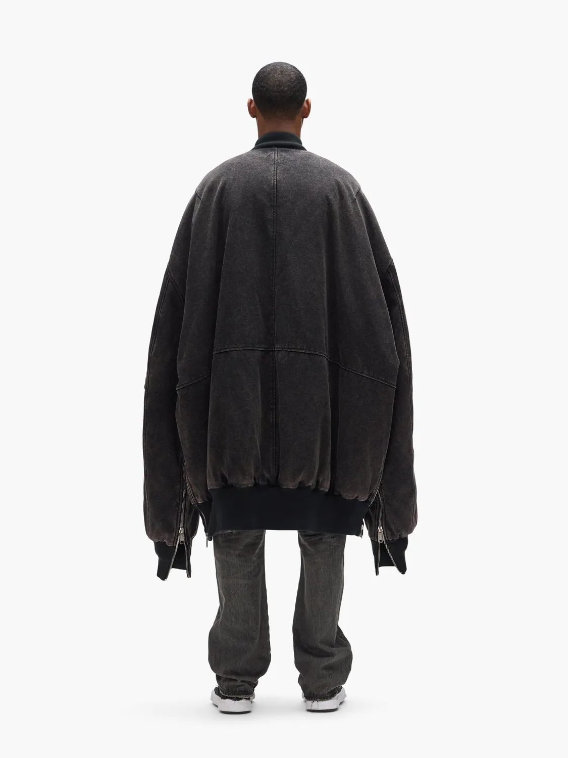 Alpha Industries Purple Giant geacă bomber negru reversibilă